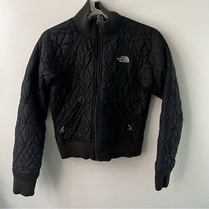 The north face quilted bomber jacket
